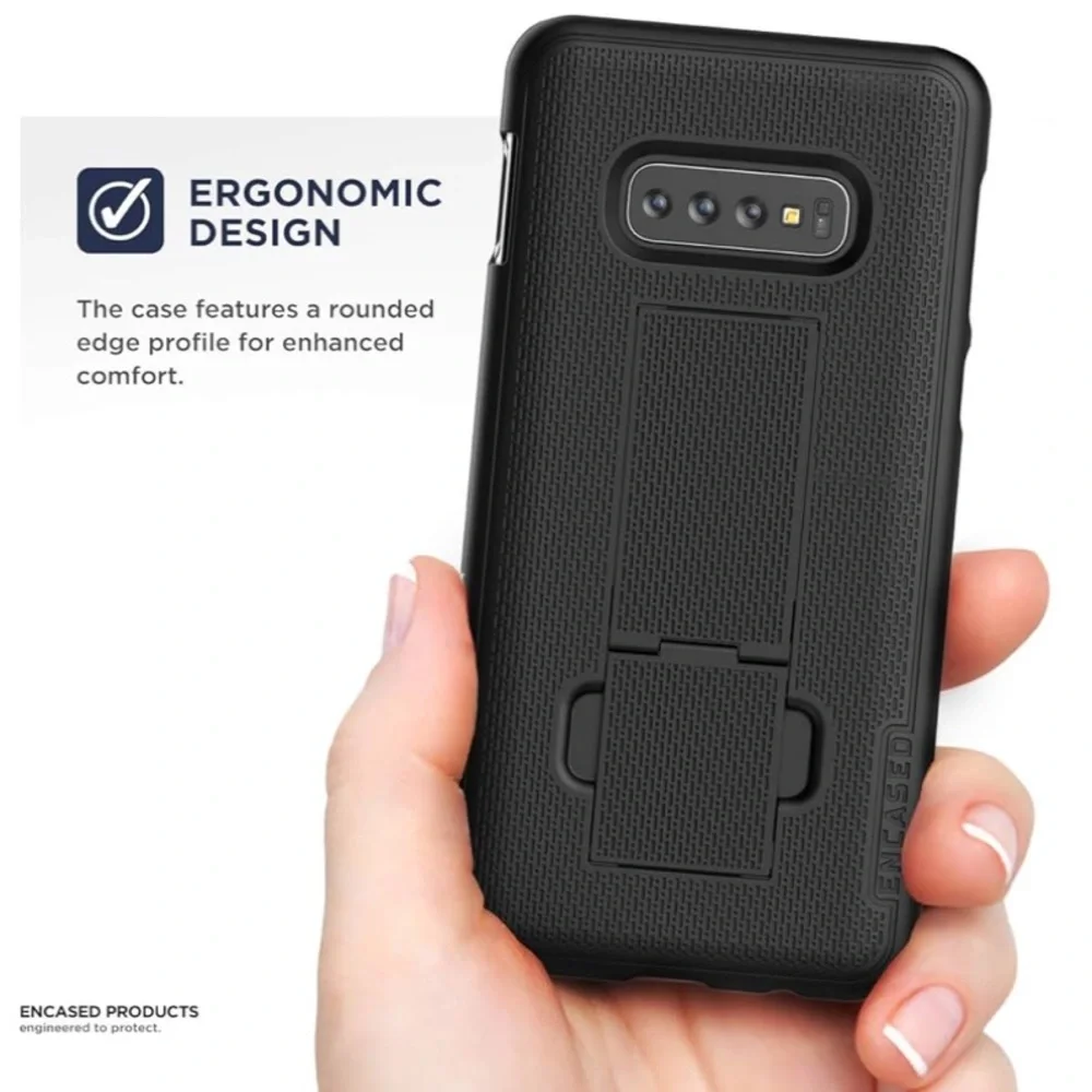 EUC Encased Galaxy S10 Belt Clip Case